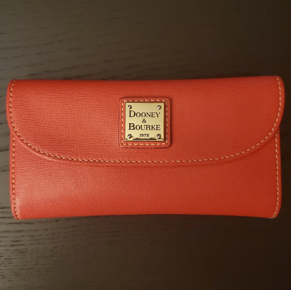 Dooney and Bourke Red Continental Wallet